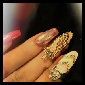 3 different styles Nail adjustable ring accessory